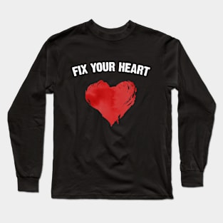 fix your heart america Long Sleeve T-Shirt